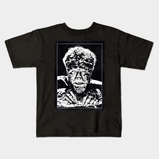 THE WOLFMAN (Black and White) Kids T-Shirt